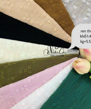 Vải Ren Thun Hàng Mới Về