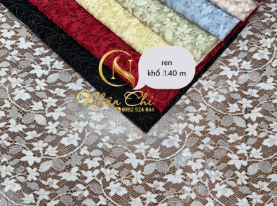 VẢI REN 1M40 – HOA VĂN TINH TẾ