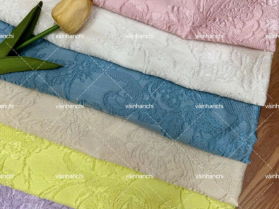 Vải Gấm Hoạ Tiết Xuân