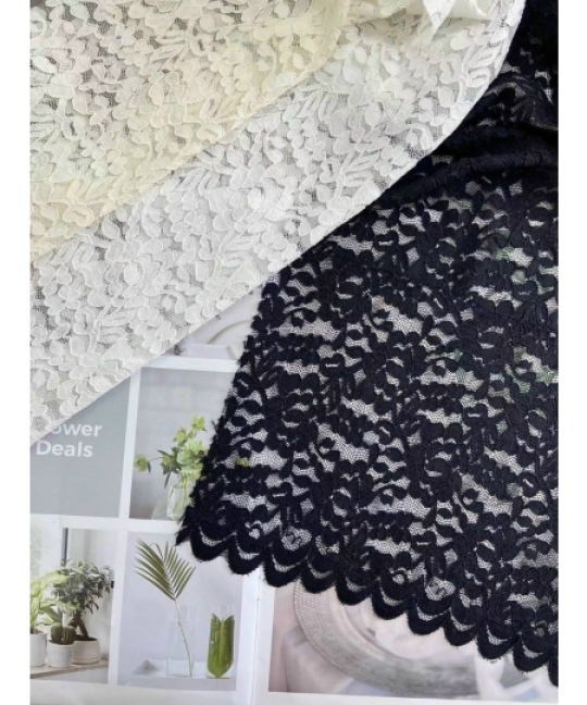 Vải Ren Hoa Nhiều Màu