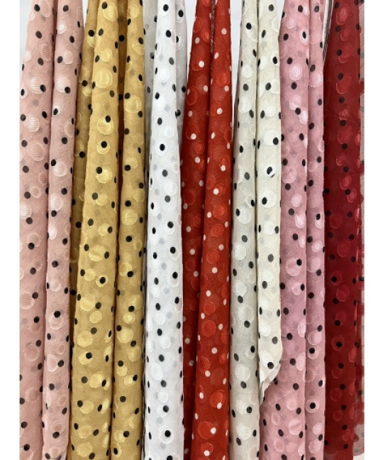 Vải Tơ Gấm Chấm BI